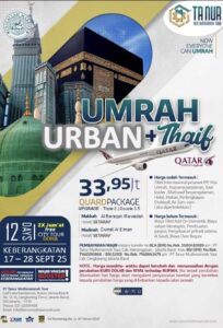 UmrahUrban + Thaif 12 Days